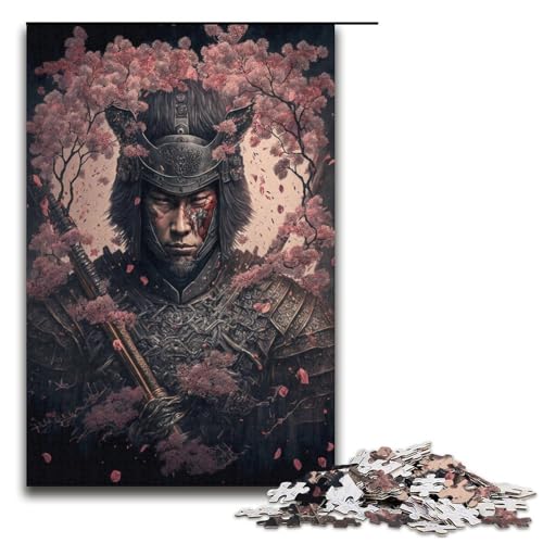 1000-teiliges Puzzle Lernspiele Kunst japanische Ninja-Puzzles für Erwachsene Papierpuzzle für Familienspaß und Spieleabend 1000 Teile (38 x 26 cm) von linghhiming
