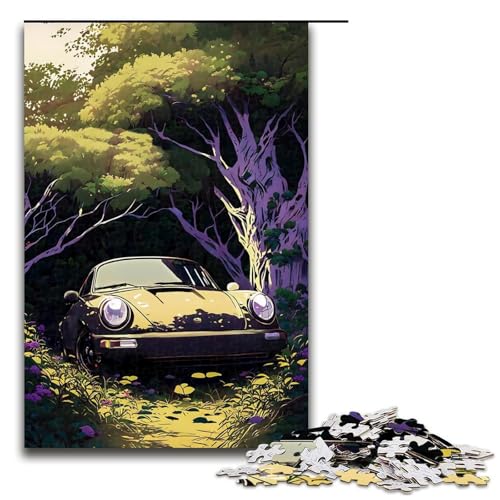 1000 teiliges Puzzle Lernspiele Puzzles im japanischen Stil für Erwachsene Holzpuzzle für Familienspaß und Spieleabende 75 x 50 cm von linghhiming