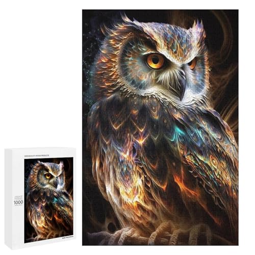 1000 teiliges Puzzle Phoenix Jigsaw für Erwachsene und Kinder Holzpuzzle pädagogisches Spielzeug zum Stressabbau (75 x 50 cm) von linghhiming