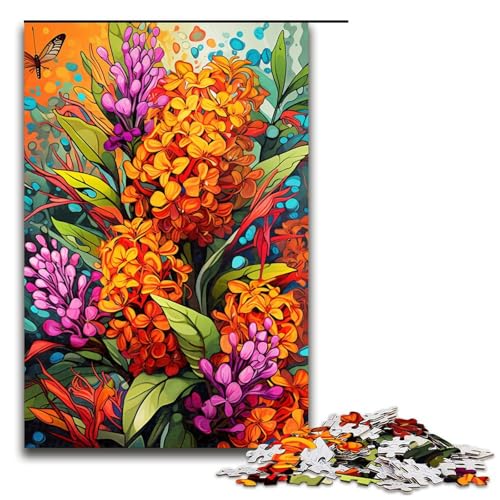1000 teiliges Puzzle Schmetterlingskraut für Erwachsene Holzpuzzle anspruchsvolles Spiel 75 x 50 cm 1000 teiliges Puzzle Schmetterlingskraut für Erwachsene Holzpuzzle anspruchsvolles Spiel 75 x 50 cm von linghhiming