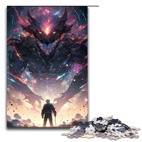 1000 teiliges Puzzle für Erwachsene Anime Dämonen Puzzle für Erwachsene Holzpuzzle anspruchsvolles Spiel (75 x 50 cm) von linghhiming