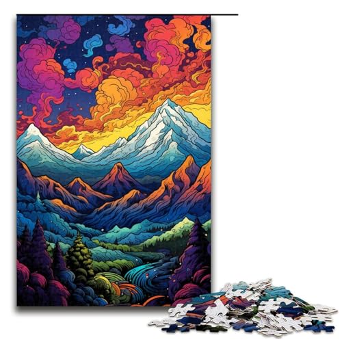 1000 teiliges Puzzle für Erwachsene Arctic_Granite_Mountai Puzzle für Lernspiele Herausforderung Spielzeug Kunstwerk Geschenk 75 x 50 cm von linghhiming