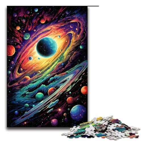 1000 teiliges Puzzle für Erwachsene Basketball umgeben von Planeten Holzpuzzle für Erwachsene und Kinder Stressabbau Tool 75 x 50 cm 1000 teiliges Puzzle für Erwachsene Basketball umgeben von Planeten Holzpuzzle für Erwachsene und Kinder Stressabbau Tool 75 x 50 cm von linghhiming