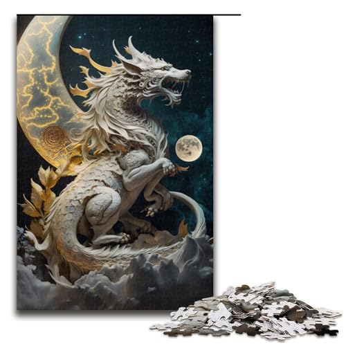 1000 teiliges Puzzle für Erwachsene Brave Dragon Puzzle Hands on Spiel (75 x 50 cm) von linghhiming