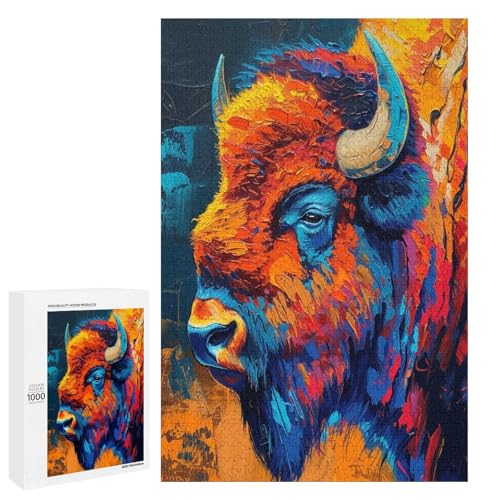 1000 teiliges Puzzle für Erwachsene buntes Kuh Holzpuzzle Lernspiel für Erwachsene Herausforderungsspielzeug 75 x 50 cm 1000 teiliges Puzzle für Erwachsene buntes Kuh Holzpuzzle Lernspiel für Erwachsene Herausforderungsspielzeug 75 x 50 cm von linghhiming