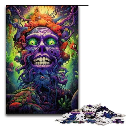 1000 teiliges Puzzle für Erwachsene Höllendämonen Spiel Puzzles ganze Familie 1000 Teile (75 x 50 cm) von linghhiming