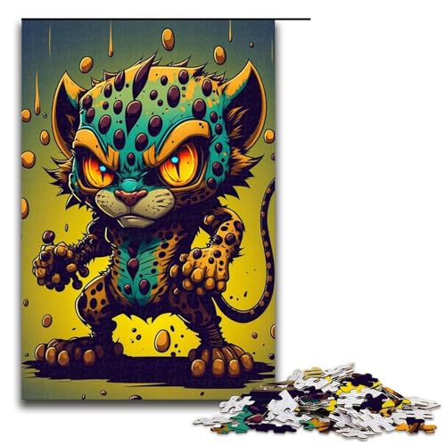 1000 teiliges Puzzle für Erwachsene Kung Fu Leopardenspiel Puzzles ganze Familie 75 x 50 cm 1000 teiliges Puzzle für Erwachsene Kung Fu Leopardenspiel Puzzles ganze Familie 75 x 50 cm von linghhiming