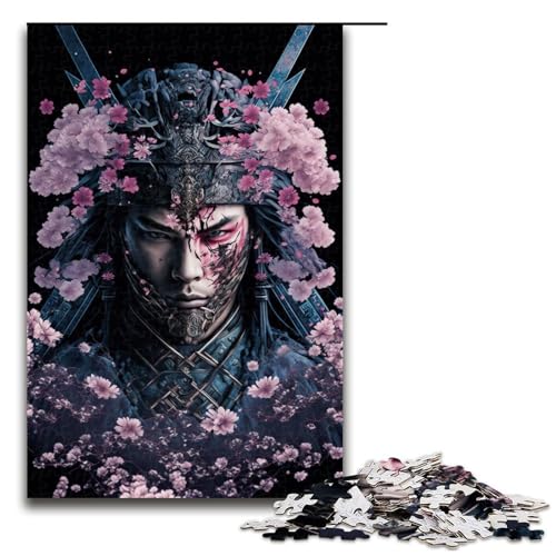 1000-teiliges Puzzle für Erwachsene Kunst Japanisches Ninja-Puzzle für Lernspiele Herausforderung Spielzeug Kunstwerk Geschenk 1000 PCS (75 x 50 cm) von linghhiming