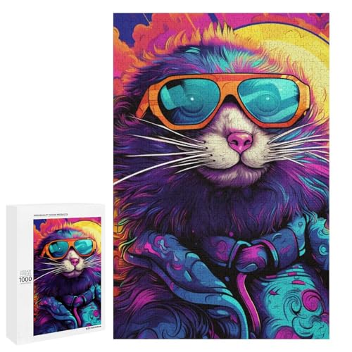 1000 teiliges Puzzle für Erwachsene Kunst Tiermaus Holzpuzzle Lernspiel für Erwachsene Herausforderungsspielzeug 75 x 50 cm 1000 teiliges Puzzle für Erwachsene Kunst Tiermaus Holzpuzzle Lernspiel für Erwachsene Herausforderungsspielzeug 75 x 50 cm von linghhiming