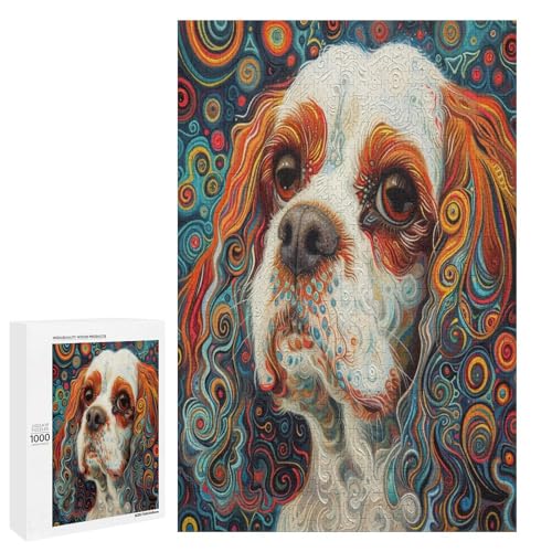 1000 teiliges Puzzle für Erwachsene Kunsthund Holzpuzzle für Erwachsene und Kinder Stressabbau Tool 75 x 50 cm 1000 teiliges Puzzle für Erwachsene Kunsthund Holzpuzzle für Erwachsene und Kinder Stressabbau Tool 75 x 50 cm von linghhiming