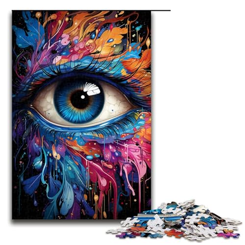 1000 teiliges Puzzle für Erwachsene Leuchtend Bunte psychedelische Holzpuzzles Lernspiel für Erwachsene Herausforderungsspielzeug 75 x 50 cm 1000 teiliges Puzzle für Erwachsene Leuchtend Bunte psychedelische Holzpuzzles Lernspiel für Erwachsene Herausforderungsspielzeug 75 x 50 cm von linghhiming