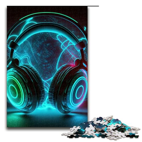 1000 teiliges Puzzle für Erwachsene Live Musik Neon Puzzle für Lernspiele Herausforderung Spielzeug Kunstwerk Geschenk 75 x 50 cm 1000 teiliges Puzzle für Erwachsene Live Musik Neon Puzzle für Lernspiele Herausforderung Spielzeug Kunstwerk Geschenk 75 x 50 cm von linghhiming