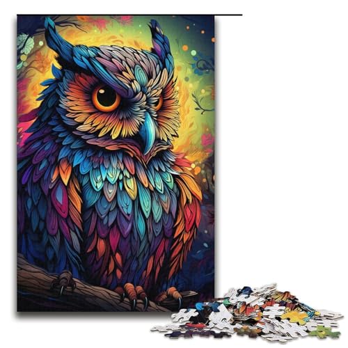 1000 teiliges Puzzle für Erwachsene Malen Farbeulen Spiel Puzzles ganze Familie 1000 Teile (38 x 26 cm) von linghhiming
