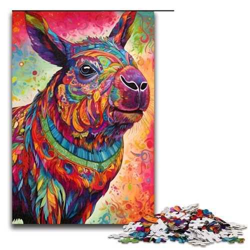 1000 teiliges Puzzle für Erwachsene Meerschweinchen in farbenfroher Kunst Puzzle für Kinder Holzpuzzle Lernspiel für Erwachsene 75 x 50 cm 1000 teiliges Puzzle für Erwachsene Meerschweinchen in farbenfroher Kunst Puzzle für Kinder Holzpuzzle Lernspiel für Erwachsene 75 x 50 cm von linghhiming