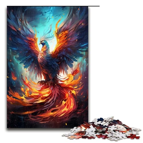 1000 teiliges Puzzle für Erwachsene Mysterious Fantasy Phoenix Puzzle anspruchsvolles Spiel EIN Kunstwerk geeignet für Jugendliche ab 14 Jahren 1000 Teile (75 x 50 cm) von linghhiming