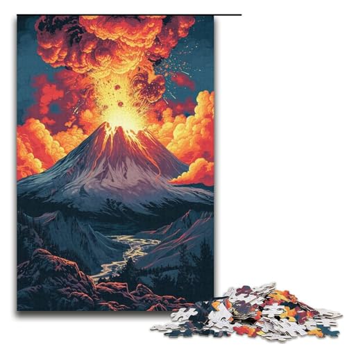 1000 teiliges Puzzle für Erwachsene Olympus buntes psychedelisches Puzzle für Kinder Papierpuzzle Lernspiel für Erwachsene 1000 Teile (38 x 26 cm) von linghhiming