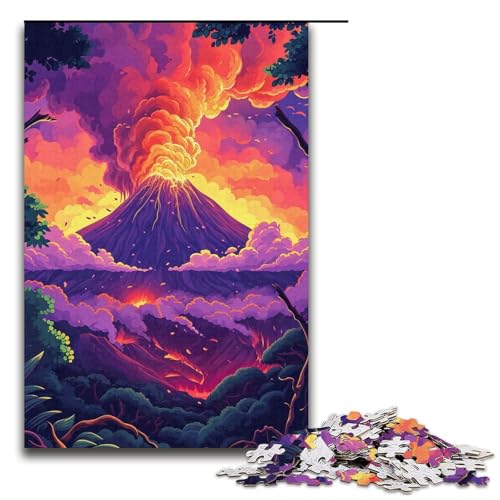1000 teiliges Puzzle für Erwachsene Olympus farbenfrohes psychedelisches Puzzle praktisches Spiel 1000 Teile (38 x 26 cm) von linghhiming