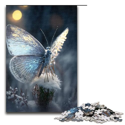 1000 teiliges Puzzle für Erwachsene Schmetterlings Puzzle Lernspiel Herausforderung Spielzeug Kunstwerk Geschenk 75 x 50 cm von linghhiming