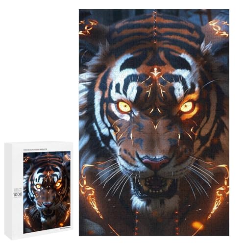 1000 teiliges Puzzle für Erwachsene Sumpftiger Holzpuzzle Lernspiel für Erwachsene Herausforderungsspielzeug (75 x 50 cm) von linghhiming