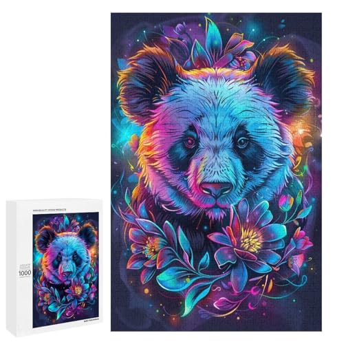 1000 teiliges Puzzle für Erwachsene Tierpanda Holzpuzzle Lernspiel für Erwachsene Herausforderungsspielzeug 75 x 50 cm 1000 teiliges Puzzle für Erwachsene Tierpanda Holzpuzzle Lernspiel für Erwachsene Herausforderungsspielzeug 75 x 50 cm von linghhiming
