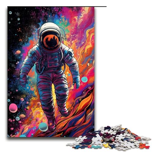 1000 teiliges Puzzle für Erwachsene buntes Astronauten Puzzle praktisches Spiel 75 x 50 cm 1000 teiliges Puzzle für Erwachsene buntes Astronauten Puzzle praktisches Spiel 75 x 50 cm von linghhiming
