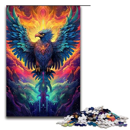 1000-teiliges Puzzle für Erwachsene farbenfrohes Kondor-Krieger-Spiel ganze Familie 1000 Teile (75 x 50 cm) von linghhiming