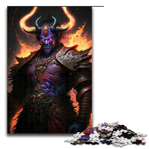1000 teiliges Puzzle für Erwachsene gepanzertes Zombie Puzzle Lernspiel Herausforderung Spielzeug Kunstwerk Geschenk (75 x 50 cm) von linghhiming
