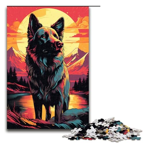 1000 teiliges Puzzle für Erwachsene kaukasischer Hund bei Sonnenuntergang Puzzle für Lernspiele Herausforderung Spielzeug Kunstwerk Geschenk 75 x 50 cm 1000 teiliges Puzzle für Erwachsene kaukasischer Hund bei Sonnenuntergang Puzzle für Lernspiele Herausforderung Spielzeug Kunstwerk Geschenk 75 x 50 cm von linghhiming