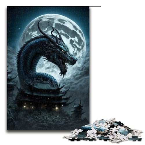 1000 teiliges Puzzle mit Drachenmotiv Holzpuzzle für Erwachsene und Kinder pädagogisches Spielzeug zum Stressabbau 75 x 50 cm 1000 teiliges Puzzle mit Drachenmotiv Holzpuzzle für Erwachsene und Kinder pädagogisches Spielzeug zum Stressabbau 75 x 50 cm von linghhiming
