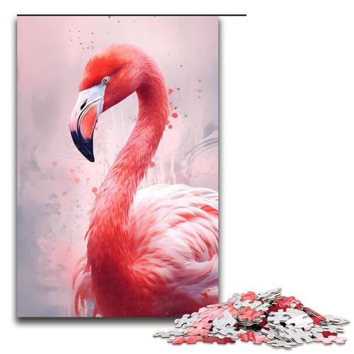 1000 teiliges Puzzle mit Flamingo Tieren Holzpuzzle Lernspiele Heimdekoration 75 x 50 cm 1000 teiliges Puzzle mit Flamingo Tieren Holzpuzzle Lernspiele Heimdekoration 75 x 50 cm von linghhiming