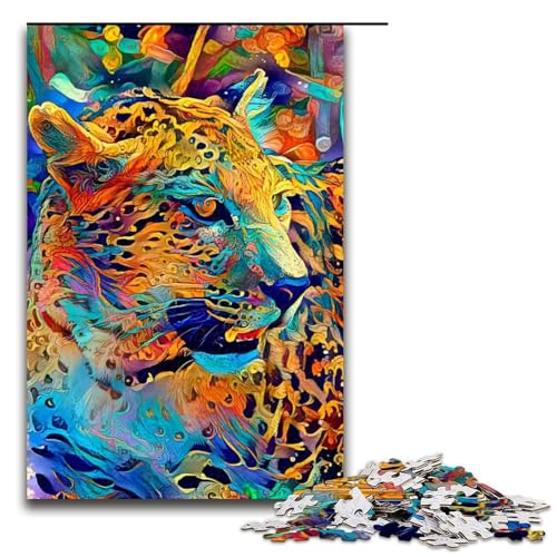 1000 teiliges Puzzle mit Leopardenmotiv Holzpuzzle für Erwachsene und Kinder pädagogisches Spielzeug zum Stressabbau 75 x 50 cm 1000 teiliges Puzzle mit Leopardenmotiv Holzpuzzle für Erwachsene und Kinder pädagogisches Spielzeug zum Stressabbau 75 x 50 cm von linghhiming