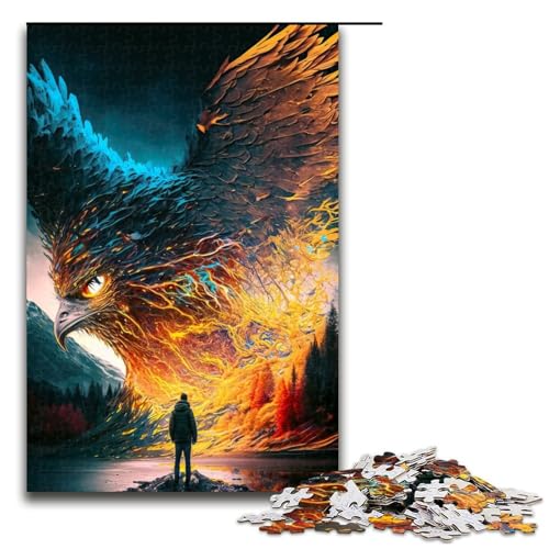 1000 teiliges Puzzle mit Steinadler Holzpuzzle Lernspiele Heimdekoration 75 x 50 cm 1000 teiliges Puzzle mit Steinadler Holzpuzzle Lernspiele Heimdekoration 75 x 50 cm von linghhiming