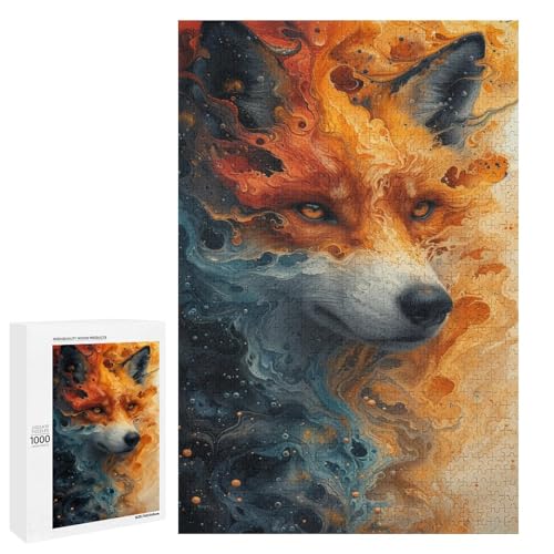 1000 teiliges Puzzle Tierwolf Puzzle für Erwachsene und Kinder Holzpuzzle pädagogisches Spielzeug zum Stressabbau 75 x 50 cm 1000 teiliges Puzzle Tierwolf Puzzle für Erwachsene und Kinder Holzpuzzle pädagogisches Spielzeug zum Stressabbau 75 x 50 cm von linghhiming
