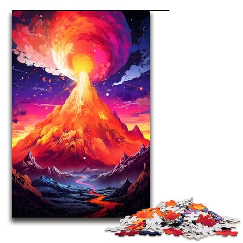 1000 teiliges Puzzle mit Vulkanausbrüchen Holzpuzzle Lernspiele Heimdekoration 75 x 50 cm 1000 teiliges Puzzle mit Vulkanausbrüchen Holzpuzzle Lernspiele Heimdekoration 75 x 50 cm von linghhiming