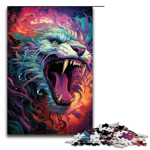 1000 teiliges Puzzle mit bunten Tieren Holzpuzzle Lernspiele Heimdekoration 75 x 50 cm 1000 teiliges Puzzle mit bunten Tieren Holzpuzzle Lernspiele Heimdekoration 75 x 50 cm von linghhiming