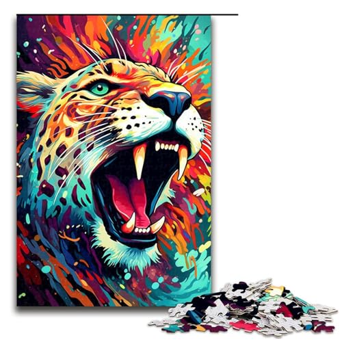 1000 teiliges Puzzle psychedelische Graffiti Bunte Geparden Puzzle für Erwachsene Holzpuzzle Familienspiele 75 x 50 cm 1000 teiliges Puzzle psychedelische Graffiti Bunte Geparden Puzzle für Erwachsene Holzpuzzle Familienspiele 75 x 50 cm von linghhiming