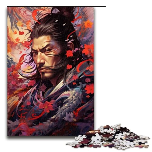 1000 teiliges Puzzlespiel Japanische Sakura Krieger für Erwachsene geeignet für Paare und Teenager ab 14 Jahren 1000 Teile (75 x 50 cm) von linghhiming