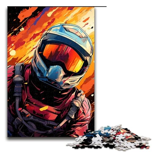 1000 teiliges Puzzlespiel Maskierter Ritter Puzzle für Erwachsene geeignet für Paare und Teenager ab 14 Jahren 1000 Teile (75 x 50 cm) von linghhiming