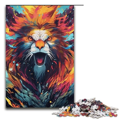 1000-teiliges buntes Kondor-Krieger-Puzzle Geschenk-Puzzle für Erwachsene Weihnachtswunschliste mit Weihnachtsmann für Teenager ab 14 Jahren 1000 Teile (38 x 26 cm) von linghhiming