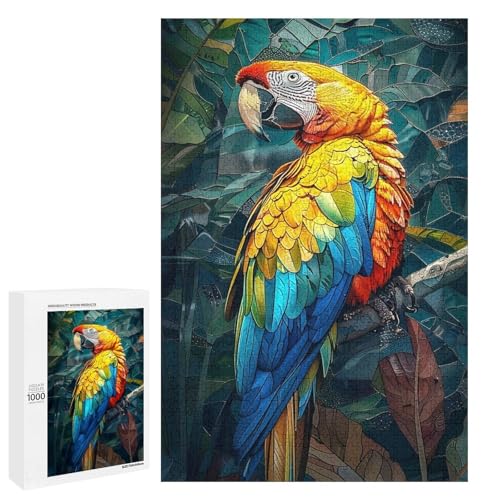 1000 teiliges buntes Papageien Puzzle für Kinder Holzpuzzle Heimkunst Dekor 75 x 50 cm 1000 teiliges buntes Papageien Puzzle für Kinder Holzpuzzle Heimkunst Dekor 75 x 50 cm von linghhiming