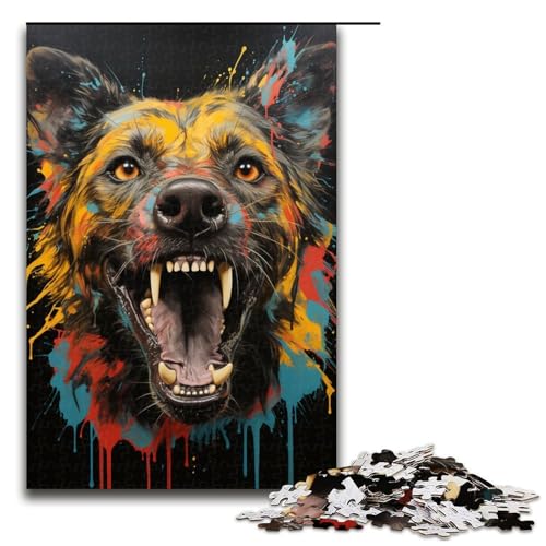Jigsaw Puzzle „Afrikanische Hyäne“ für Erwachsene 1000 Teile Holzpuzzle 75 x 50 cm Jigsaw Puzzle „Afrikanische Hyäne“ für Erwachsene 1000 Teile Holzpuzzle 75 x 50 cm von linghhiming