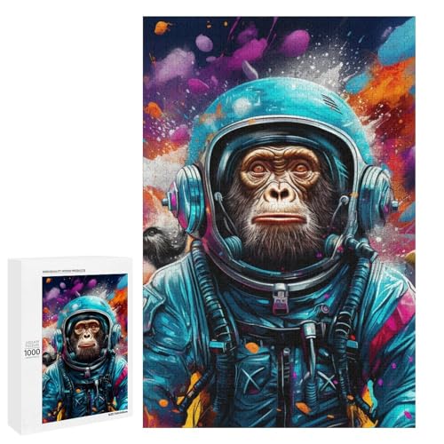 Jigsaw Puzzle 1000 Teile für Erwachsene und Kinder buntes Affen Puzzle für Erwachsene Holzpuzzle 75 x 50 cm Jigsaw Puzzle 1000 Teile für Erwachsene und Kinder buntes Affen Puzzle für Erwachsene Holzpuzzle 75 x 50 cm von linghhiming