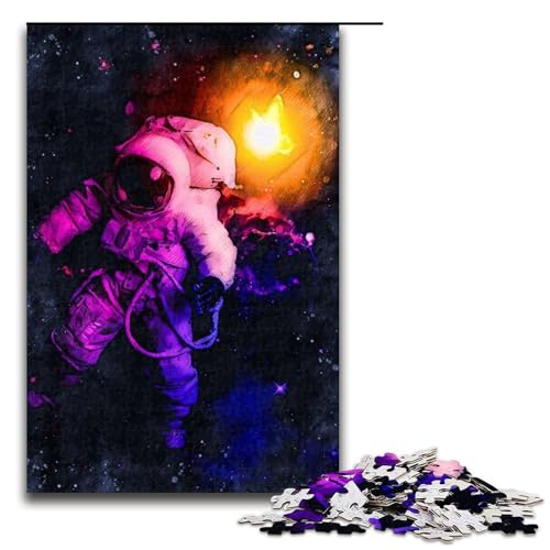 Puzzle 1000 Teile für Erwachsene Magisches Weltraumpuzzle Hands on Spiel Einzigartige Heimdekoration und Geschenke 75x50cm von linghhiming