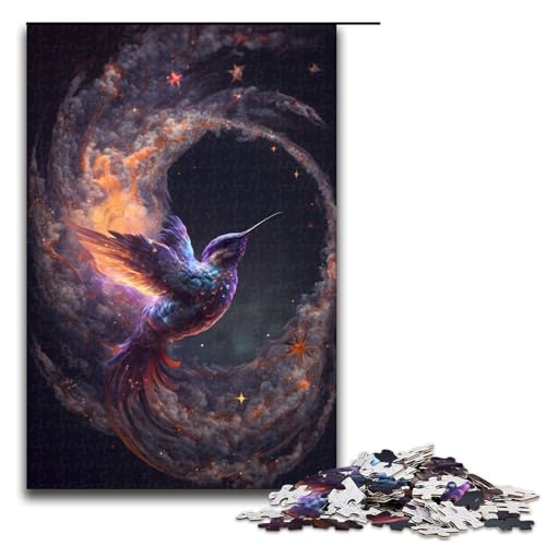 Puzzle 1000 Teile für Erwachsene Schöpfer Vogelpuzzle Hands on Spiel Einzigartige Heimdekoration und Geschenke 75x50cm von linghhiming