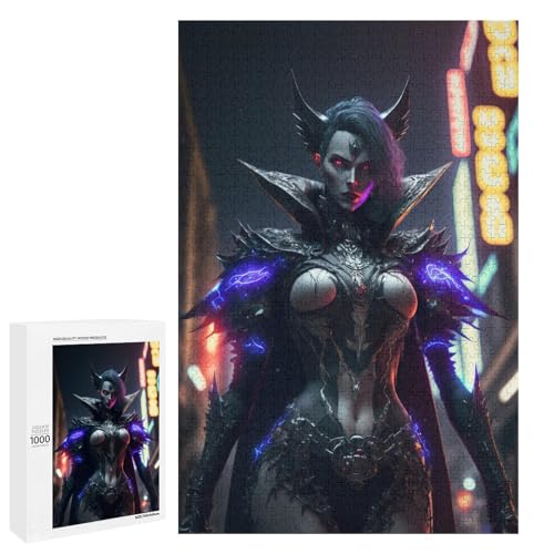Puzzle Vampir 1000 Teile Holzpuzzle für Erwachsene und Kinder ab 12 Jahren lustiges Familienpuzzle (75 x 50 cm) von linghhiming
