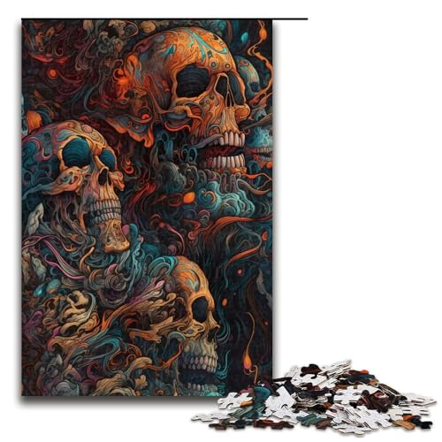 Puzzle für Erwachsene „Deaths Abode 1000 Teile Holzpuzzle für Erwachsene und Kinder ab 14 Jahren Lernspielzeug (75 x 50 cm) von linghhiming