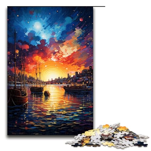 Puzzle für Erwachsene „Die farbenfrohe Psychedelia des Osloer Hafens 1000 Teile Holzpuzzle für Kinder ab 14 Jahren anspruchsvolles Spiel 75 x 50 cm Puzzle für Erwachsene „Die farbenfrohe Psychedelia des Osloer Hafens 1000 Teile Holzpuzzle für Kinder ab 14 Jahren anspruchsvolles Spiel 75 x 50 cm von linghhiming
