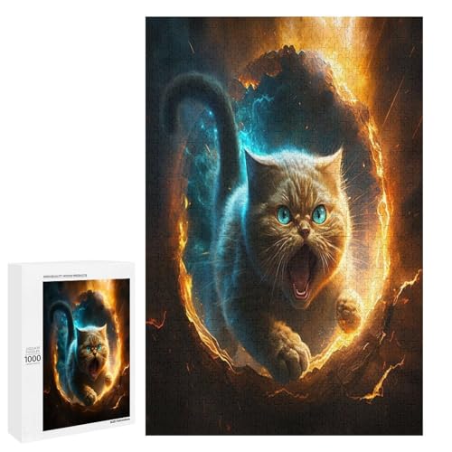 für Erwachsene Puzzle „Katzen im Universum“ 1000 teiliges Holzpuzzle für Erwachsene und Kinder ab 12 Jahren 75 x 50 cm für Erwachsene Puzzle „Katzen im Universum“ 1000 teiliges Holzpuzzle für Erwachsene und Kinder ab 12 Jahren 75 x 50 cm von linghhiming