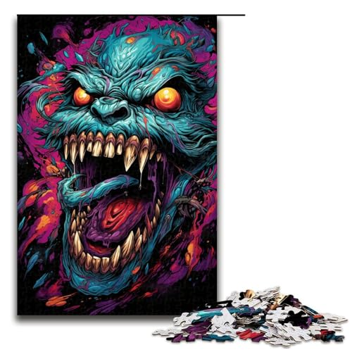 Puzzle für Erwachsene 1000 Teile „Die farbenfrohe Psychedelia von Dr. Monster jedes Teil ist einzigartig anspruchsvolles Familienspiel 75 x 50 cm Puzzle für Erwachsene 1000 Teile „Die farbenfrohe Psychedelia von Dr. Monster jedes Teil ist einzigartig anspruchsvolles Familienspiel 75 x 50 cm von linghhiming
