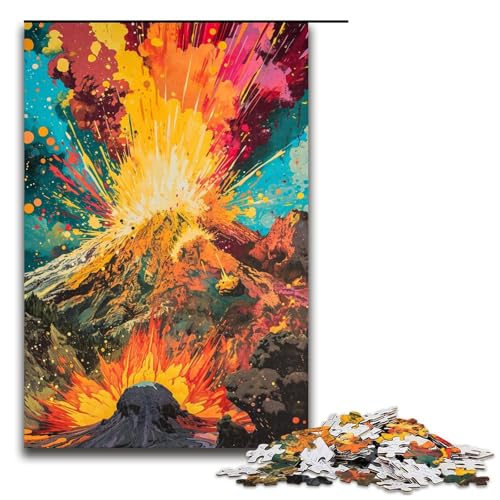 Puzzle für Erwachsene 1000 Teile „Die farbenfrohen Psychedelika des Mount St. Helens Holzpuzzle für Kinder Lernspiel 75 x 50 cm Puzzle für Erwachsene 1000 Teile „Die farbenfrohen Psychedelika des Mount St. Helens Holzpuzzle für Kinder Lernspiel 75 x 50 cm von linghhiming